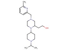 2-{1-(1-isopropyl-4-piperidinyl)-4-[(6-methyl-2-pyridinyl)methyl]-2-piperazinyl}ethanol