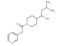 3-methyl-1-[1-(pyridin-3-ylacetyl)piperidin-4-yl]butan-1-ol