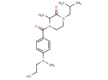 4-{4-[(2-hydroxyethyl)(methyl)amino]benzoyl}-1-isobutyl-3-methyl-2-piperazinone