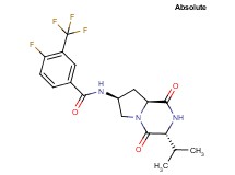 4-fluoro-N-[(3R,7S,8aS)-3-isopropyl-1,4-dioxooctahydropyrrolo[1,2-a]pyrazin-7-yl]-3-(trifluoromethyl)benzamide