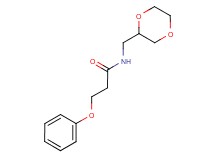 N-(1,4-dioxan-2-ylmethyl)-3-phenoxypropanamide