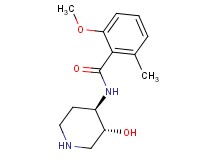 N-[rel-(3R,4R)-3-hydroxy-4-piperidinyl]-2-methoxy-6-methylbenzamide hydrochloride