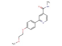 2-[4-(2-methoxyethoxy)phenyl]-N-methylisonicotinamide
