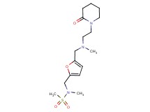 N-methyl-N-{[5-({methyl[2-(2-oxopiperidin-1-yl)ethyl]amino}methyl)-2-furyl]methyl}methanesulfonamide