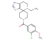 1'-(3-chloro-4-methoxybenzoyl)-5-ethyl-1,5,6,7-tetrahydrospiro[imidazo[4,5-c]pyridine-4,4'-piperidine]