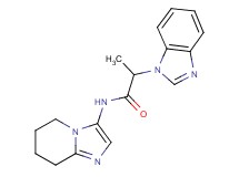 2-(1H-benzimidazol-1-yl)-N-(5,6,7,8-tetrahydroimidazo[1,2-a]pyridin-3-yl)propanamide