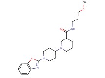 1'-(1,3-benzoxazol-2-yl)-N-(3-methoxypropyl)-1,4'-bipiperidine-3-carboxamide