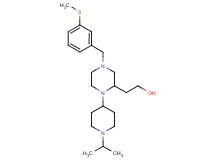 2-{1-(1-isopropyl-4-piperidinyl)-4-[3-(methylthio)benzyl]-2-piperazinyl}ethanol