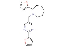 2-(2-furyl)-1-{[2-(2-furyl)-5-pyrimidinyl]methyl}azepane