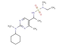 N'-(1-{2-[cyclohexyl(methyl)amino]-4-methylpyrimidin-5-yl}ethyl)-N-ethyl-N-methylsulfamide
