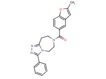7-[(2-methyl-1-benzofuran-5-yl)carbonyl]-3-phenyl-6,7,8,9-tetrahydro-5H-[1,2,4]triazolo[4,3-d][1,4]diazepine