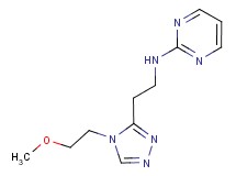 N-{2-[4-(2-methoxyethyl)-4H-1,2,4-triazol-3-yl]ethyl}pyrimidin-2-amine