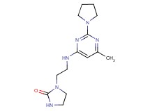 1-(2-{[6-methyl-2-(1-pyrrolidinyl)-4-pyrimidinyl]amino}ethyl)-2-imidazolidinone
