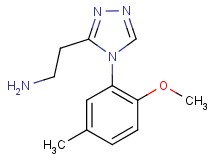 2-[4-(2-methoxy-5-methylphenyl)-4H-1,2,4-triazol-3-yl]ethanamine