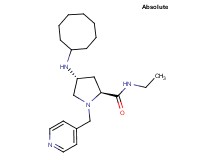 (4R)-4-(cyclooctylamino)-N-ethyl-1-(4-pyridinylmethyl)-L-prolinamide