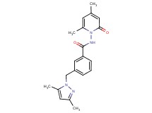 N-(4,6-dimethyl-2-oxopyridin-1(2H)-yl)-3-[(3,5-dimethyl-1H-pyrazol-1-yl)methyl]benzamide