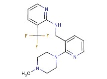 N-{[2-(4-methyl-1-piperazinyl)-3-pyridinyl]methyl}-3-(trifluoromethyl)-2-pyridinamine
