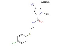 (4S)-4-amino-N-{2-[(4-chlorophenyl)thio]ethyl}-1-methyl-L-prolinamide