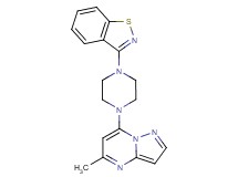 7-[4-(1,2-benzisothiazol-3-yl)piperazin-1-yl]-5-methylpyrazolo[1,5-a]pyrimidine