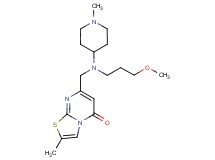 7-{[(3-methoxypropyl)(1-methyl-4-piperidinyl)amino]methyl}-2-methyl-5H-[1,3]thiazolo[3,2-a]pyrimidin-5-one