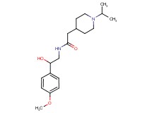 N-[2-hydroxy-2-(4-methoxyphenyl)ethyl]-2-(1-isopropyl-4-piperidinyl)acetamide