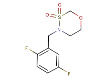 4-(2,5-difluorobenzyl)-1,3,4-oxathiazinane 3,3-dioxide
