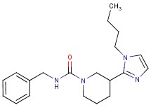 N-benzyl-3-(1-butyl-1H-imidazol-2-yl)-1-piperidinecarboxamide