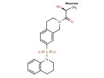 (2S)-1-[7-(3,4-dihydroquinolin-1(2H)-ylsulfonyl)-3,4-dihydroisoquinolin-2(1H)-yl]-1-oxopropan-2-ol