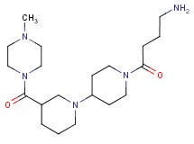 (4-{3-[(4-methyl-1-piperazinyl)carbonyl]-1,4'-bipiperidin-1'-yl}-4-oxobutyl)amine dihydrochloride