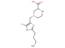 4-[(2-butyl-5-chloro-1H-imidazol-4-yl)methyl]piperazine-2-carboxylic acid