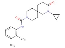 2-cyclopropyl-N-(2,3-dimethylphenyl)-3-oxo-2,9-diazaspiro[5.5]undecane-9-carboxamide