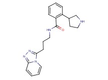 2-(3-pyrrolidinyl)-N-(3-[1,2,4]triazolo[4,3-a]pyridin-3-ylpropyl)benzamide hydrochloride