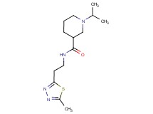 1-isopropyl-N-[2-(5-methyl-1,3,4-thiadiazol-2-yl)ethyl]-3-piperidinecarboxamide
