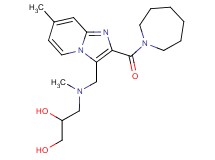 3-[{[2-(azepan-1-ylcarbonyl)-7-methylimidazo[1,2-a]pyridin-3-yl]methyl}(methyl)amino]propane-1,2-diol