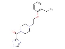 1-[2-(2-ethylphenoxy)ethyl]-4-(1H-1,2,4-triazol-3-ylcarbonyl)piperazine