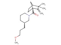 1-[(3,3-dimethyl-2-methylenebicyclo[2.2.1]hept-1-yl)carbonyl]-3-(3-methoxypropyl)piperidine