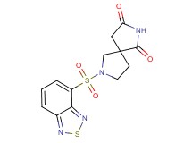 7-(2,1,3-benzothiadiazol-4-ylsulfonyl)-2,7-diazaspiro[4.4]nonane-1,3-dione