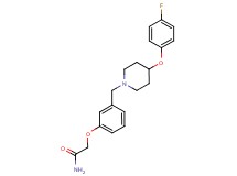 2-(3-{[4-(4-fluorophenoxy)-1-piperidinyl]methyl}phenoxy)acetamide