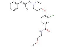 3-chloro-N-(2-methoxyethyl)-4-({1-[(2E)-2-methyl-3-phenyl-2-propen-1-yl]-4-piperidinyl}oxy)benzamide