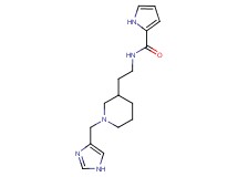 N-{2-[1-(1H-imidazol-4-ylmethyl)piperidin-3-yl]ethyl}-1H-pyrrole-2-carboxamide