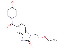 1-(2-ethoxyethyl)-5-[(4-hydroxypiperidin-1-yl)carbonyl]-1,3-dihydro-2H-benzimidazol-2-one