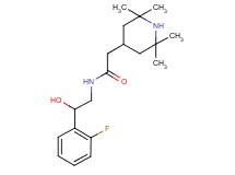 N-[2-(2-fluorophenyl)-2-hydroxyethyl]-2-(2,2,6,6-tetramethylpiperidin-4-yl)acetamide