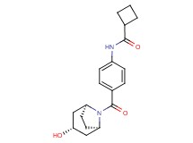 N-(4-{[(3-endo)-3-hydroxy-8-azabicyclo[3.2.1]oct-8-yl]carbonyl}phenyl)cyclobutanecarboxamide
