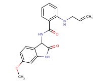 2-(allylamino)-N-(6-methoxy-2-oxo-2,3-dihydro-1H-indol-3-yl)benzamide