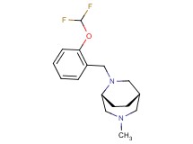 (1S*,5R*)-6-[2-(difluoromethoxy)benzyl]-3-methyl-3,6-diazabicyclo[3.2.2]nonane