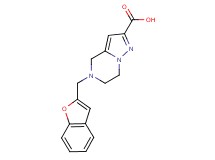 5-(1-benzofuran-2-ylmethyl)-4,5,6,7-tetrahydropyrazolo[1,5-a]pyrazine-2-carboxylic acid