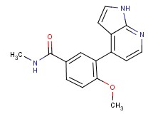 4-methoxy-N-methyl-3-(1H-pyrrolo[2,3-b]pyridin-4-yl)benzamide