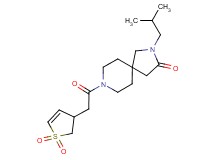 8-[(1,1-dioxido-2,3-dihydro-3-thienyl)acetyl]-2-isobutyl-2,8-diazaspiro[4.5]decan-3-one