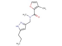 N,3-dimethyl-N-[(5-propyl-1H-pyrazol-3-yl)methyl]-2-furamide