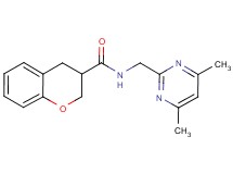 N-[(4,6-dimethylpyrimidin-2-yl)methyl]chromane-3-carboxamide